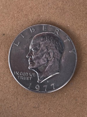 Moneda 1 Dollar 1977 D - Eisenhower Dollar foto