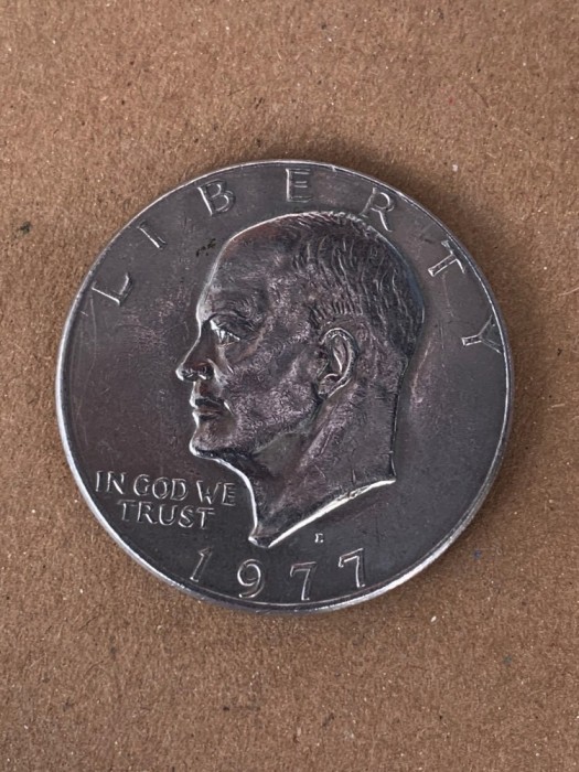 Moneda 1 Dollar 1977 D - Eisenhower Dollar