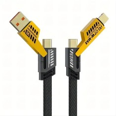 Cablu de Date 4 in 1 Super Fast - PD 27W, USB 65W, Iphone - 1,2m CA-888