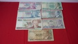 LOT BANCNOTE TURCIA, LIRE 7 BUC.