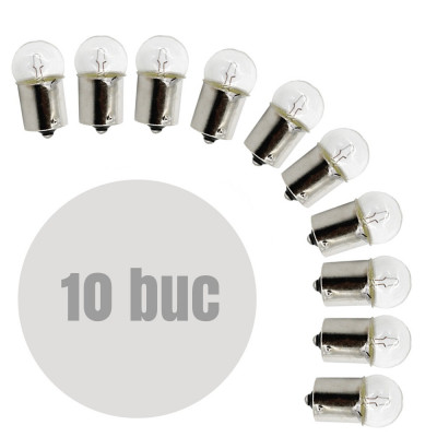 Bec auto R10W - G18 - BA15s - 12V 10W - set de 10 - CARGUARD BAA026 foto