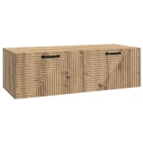 vidaXL Oglindă TV montată pe perete Stejar Artizanal 98 x 41 x 30 cm 898704