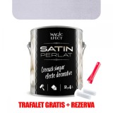Vopsea decorativa Magic Efect Satin perlat 03 Power Almond Pearl 2.4 L + TRAFALET GRATIS