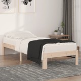 VidaXL Cadru de pat mic single, 75x190 cm, lemn masiv 810325