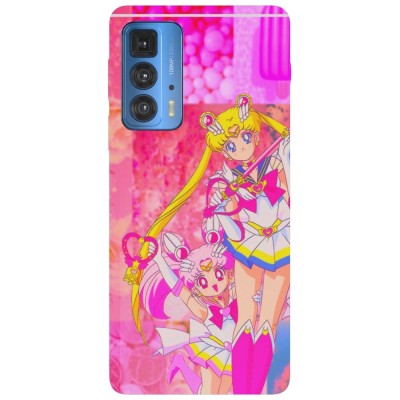Husa compatibila cu Motorola Edge 20 model Sailor Moon, Silicon, TPU, Viceversa foto