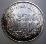 R.212 ROMANIA MIHAI I 25000 LEI 1946 XF EROARE RARA