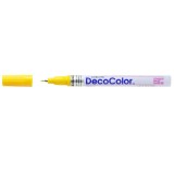 Marker cu vopsea Uchida DecoColor varf extrafin 0.8 mm galben
