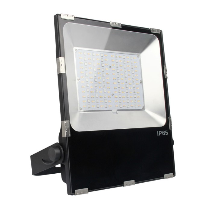 Reflector LED Mi-Light MiBoxer 50W negru reglabil DIM+RGB+CCT IP65 FUTT02 2.4GHz 16 milioane de culori, ajustare intensitate lumina si temperatura de