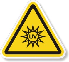 Eticheta lumină UV foto