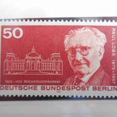 Serie timbre nestampilate Germania Berlin Vest MNH Berlin West