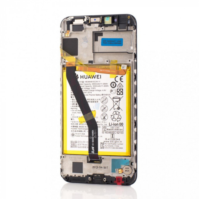 Display OEM Huawei Y6 (2018), Negru