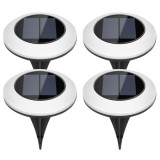 Set 4 lampi solare de gradina Rebel pentru alei si decor exterior