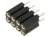 Conector mamă 8 pini THT, 3A, 150V, FISCHER ELEKTRONIK