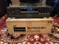 CD Player Technics SL-PS840 cap serie, telecomanda, iesire opticala *IMPECABIL* foto