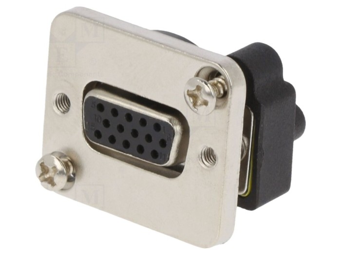 Conector cuplor D-Sub argintiu