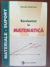 Bacalaureat la matematica Gheorghe Moalfa-Rosia foto