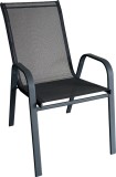 Scaun de terasa Karen gri, confortabil si rezistent, 56x68x93 cm