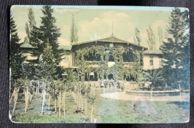 Carte postala, Buzias Timis, perioada interbelica foto