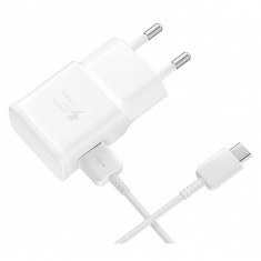 Incarcator Original 2A SAMSUNG + Cablu MicroUSB (Alb) Fast Charge EP-TA200EWE BULK foto