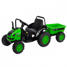 Tractor electric cu telecomanda 12 V Toyz Hector 7140, Verde foto