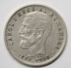 1 LEU 1906 CU PUNCT . DETALII FOARTE FRUMOASE .