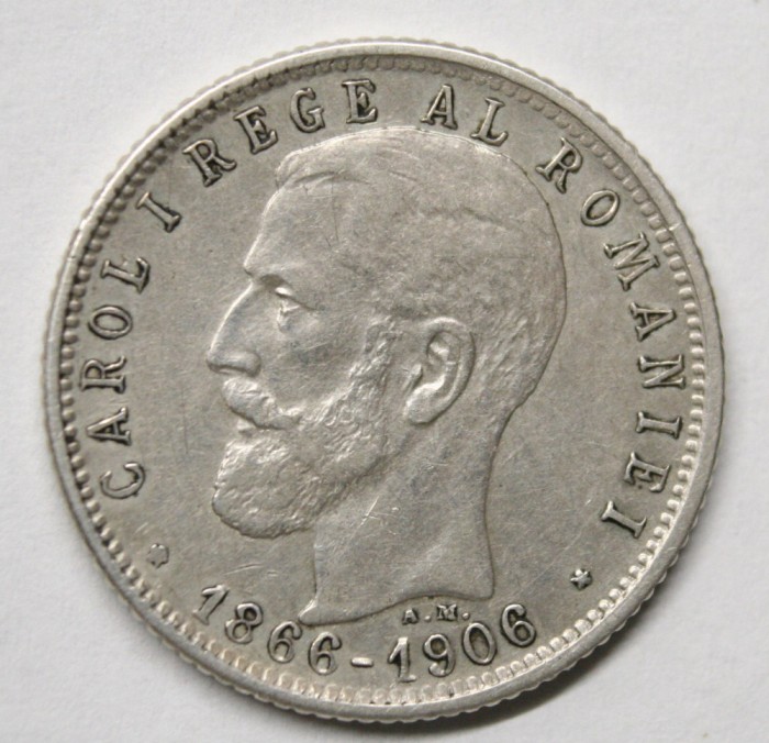 1 LEU 1906 CU PUNCT . DETALII FOARTE FRUMOASE .