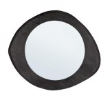 Cumpara ieftin Oglinda perete lemn negru Erin 70x3x60 cm