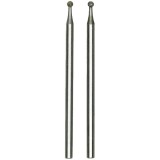 Proxxon 28222 - Set biaxuri diamantate sferice 1.8 mm tija 2.35 mm 2 bucati
