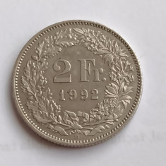 M3 C50 - Moneda foarte veche - Elvetia - 2 franci - 1992