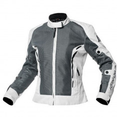 Geaca moto textil dame Adrenaline Meshtec Lady 2.0, gri, marime XS