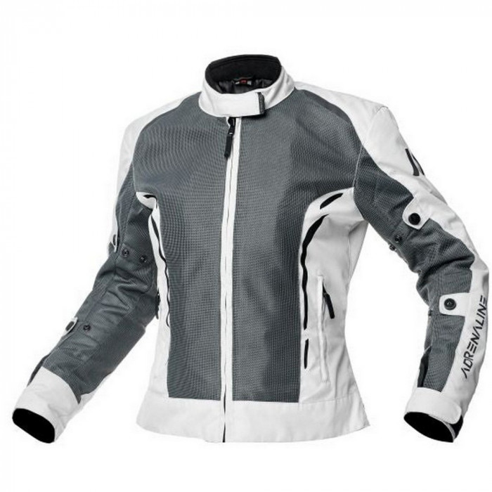 Geaca moto textil dame Adrenaline Meshtec Lady 2.0, gri, marime L