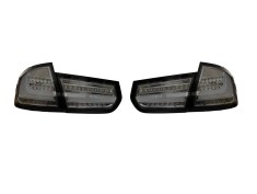 Set stopuri, lampa spate BMW Seria 3 (F30), 01.2012-2015, partea stanga, dynamic indicator; LED; crom, fumuriu; TUNING,