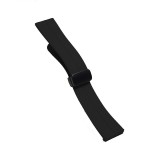 Cumpara ieftin Curea Ceas Silicon Neagra 20mm 22mm, Inchidere Magnetica Deployant, Quick Release Time Veranda WZ5363