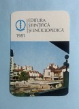 Calendar 1981 editura științifică și enciclopedică