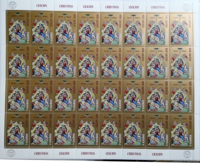 ROMANIA 2020 CRACIUN - Set 2 Coli mari cu 32 Timbre (neindoite) LP 2306 MNH** foto