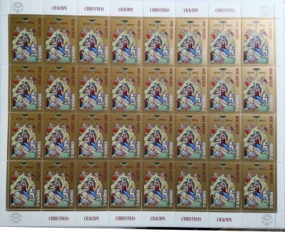 ROMANIA 2020 CRACIUN - Set 2 Coli mari cu 32 Timbre (neindoite) LP 2306 MNH** foto