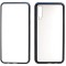 Husa 360 de grade magnetica, Classtitude, sticla transparenta fata - spate, bumper metalic, pentru iPhone XS