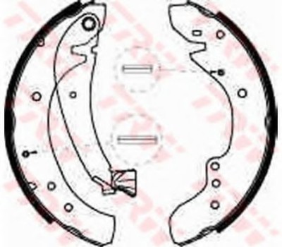 Set saboti frana FIAT DUCATO Panorama (280) (1982 - 1990) TRW GS8545 foto