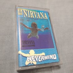 CASETA AUDIO NIRVANA-NEVERMIND RARITATE!!! ORIGINALA foto