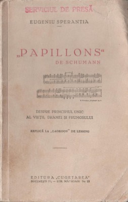 Eugeniu Sperantia - Papillons (editie princeps) foto