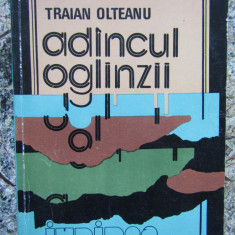 Adancul oglinzii - Traian Olteanu (autograf și dedicație pt. Vasile Băran)