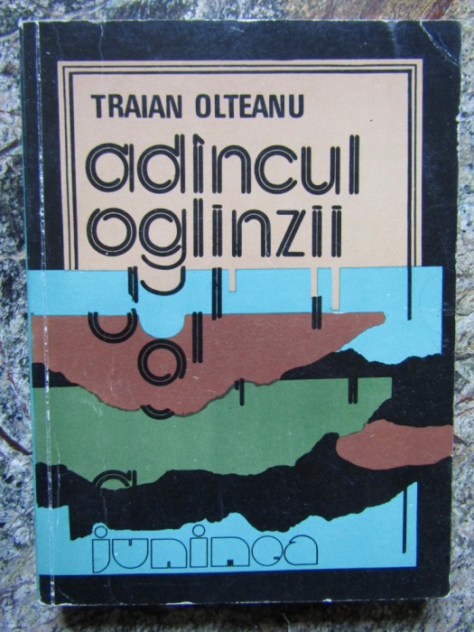 Adancul oglinzii - Traian Olteanu (autograf și dedicație pt. Vasile Băran)