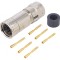 Conector M23 6 PIN Crimpat pe Cablu Drept IP67 28A
