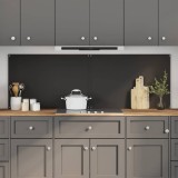 Cumpara ieftin Panou de bucatarie 2 buc. Negru 90 x 60 cm sticla securizata