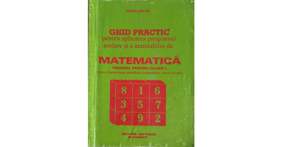 GHID PRACTIC PENTRU APLICAREA PROGRAMEI SCOLARE SI A MANUALULUI DE ...