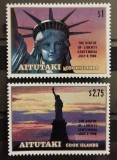 BC517, Aitutaki 1986, serie statuia libertatii