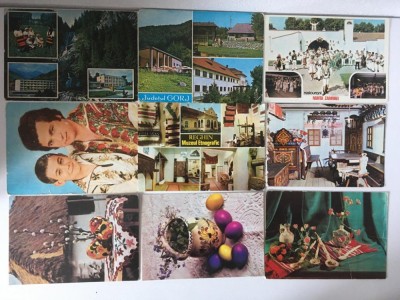 *DD - Lot 9 vederi anii 70-80, imagini etno, folclor, traditii si port popular foto