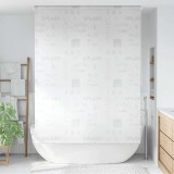 VidaXL Roletă perdea de duș 140x240 cm Imprimeu Splash