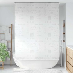 vidaXL Roletă perdea de duș 160x240 cm Imprimeu Splash