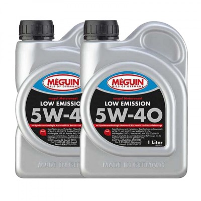 Pachet 2 litri Ulei Meguin Low Emission 5W40 foto